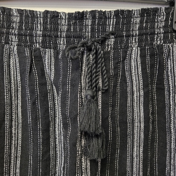 Briggs Linen Blend Short Black White Stripe XL - Picture 6 of 12